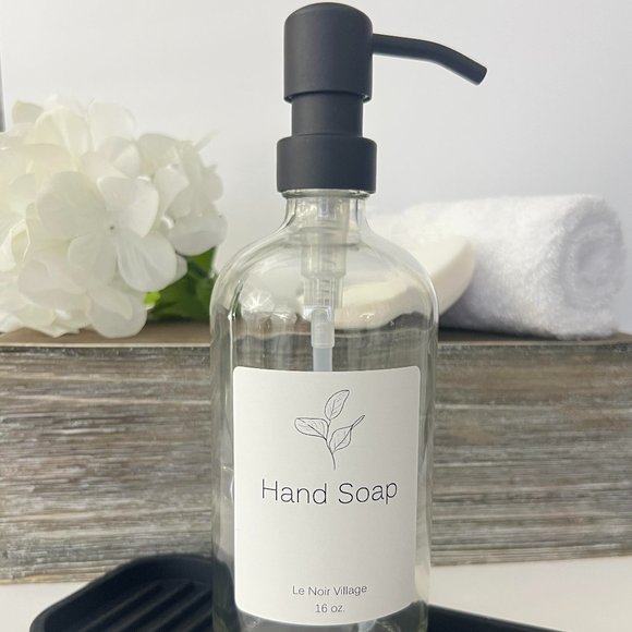 BROWN GLASS SOAP BOTTLES - Picture 3 of 14